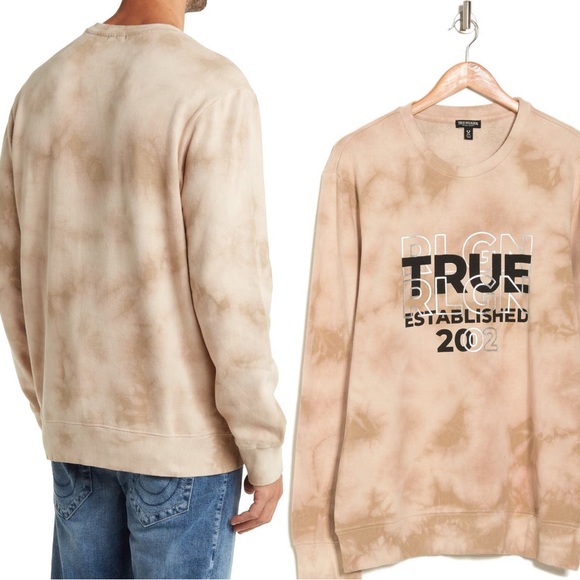 NWT - TRUE RELIGION LOGO CREWNECK SWEATSHIRT MENS SIZE XL - Picture 3 of 4